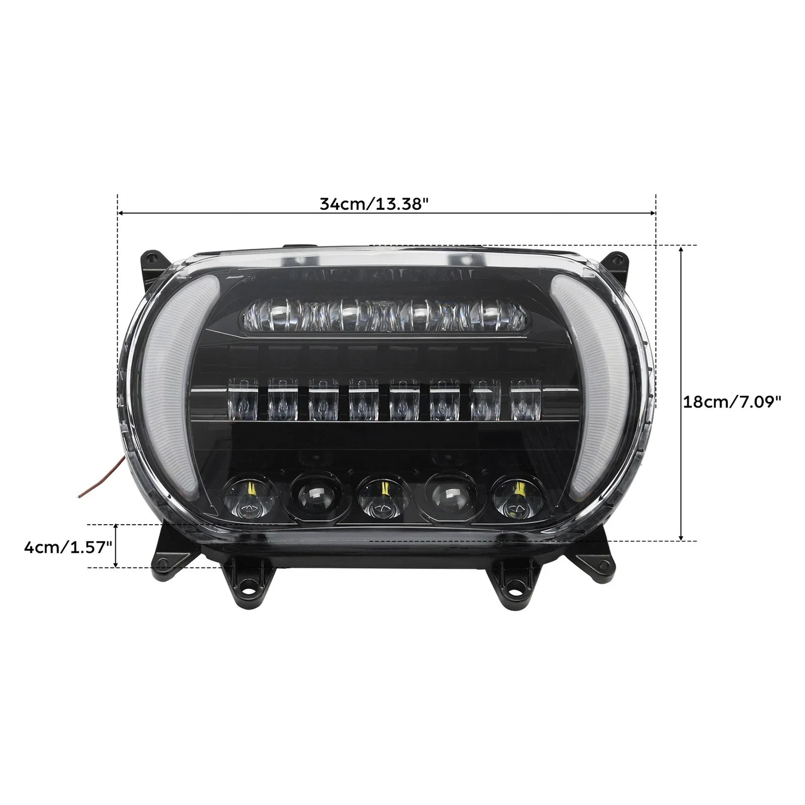 LED Headlight Assembly & Turn Signal Light for Harley Road Glide (2015-2023)