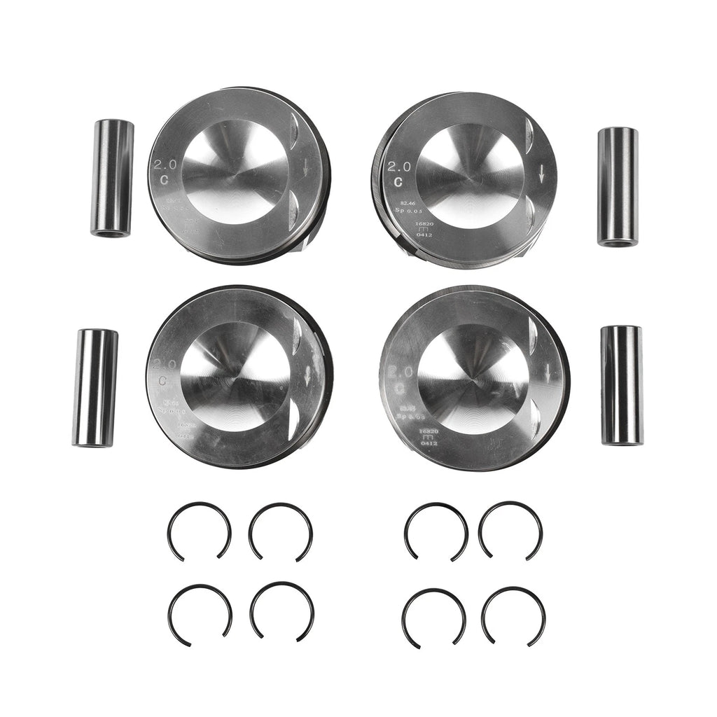 Set of 4 Pistons for Audi A4 VW Passat Golf GTI Jetta 2.0T (2005–2010)