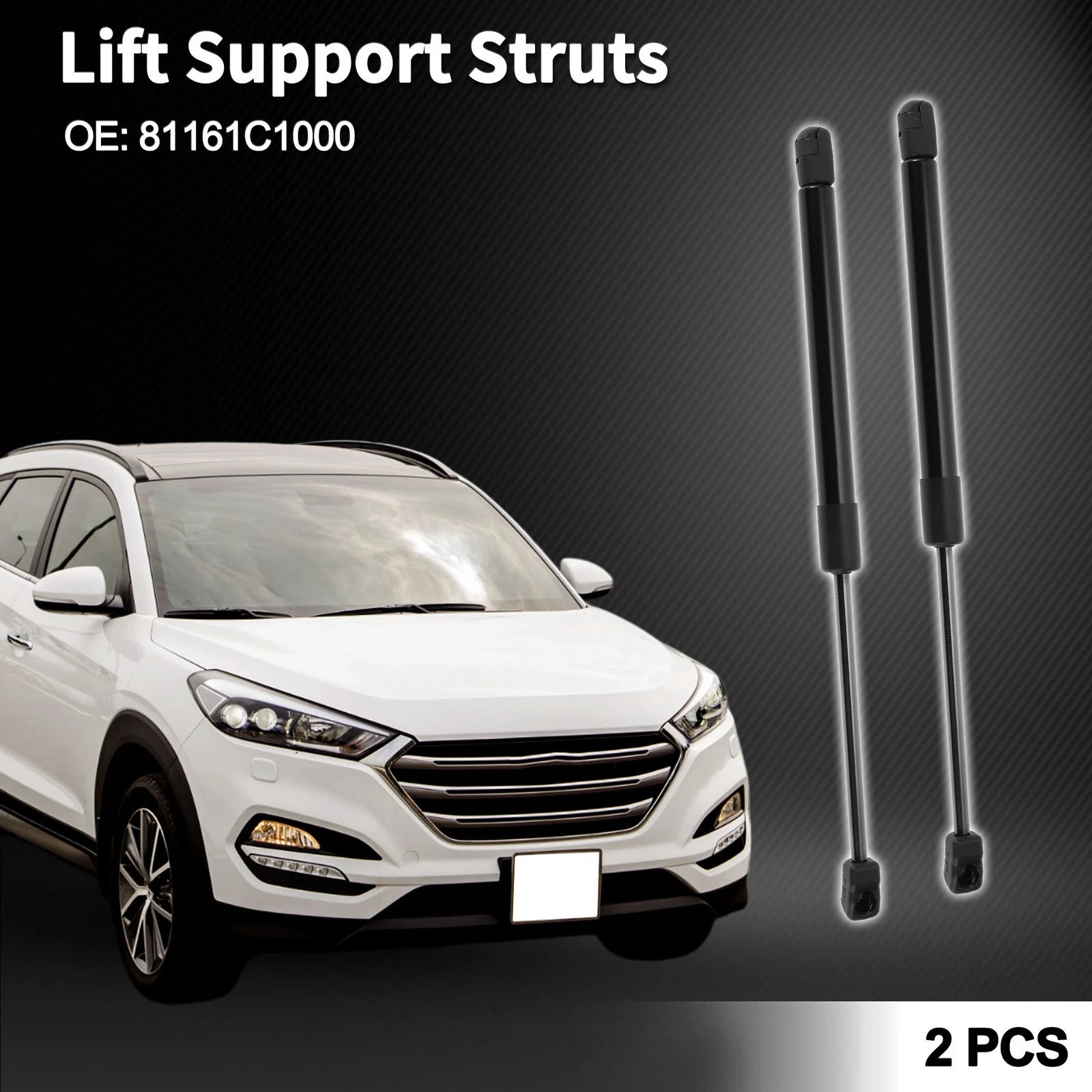 Front Hood Lift Supports Struts No. 81161C1000 for Hyundai Sonata (2011–2014)