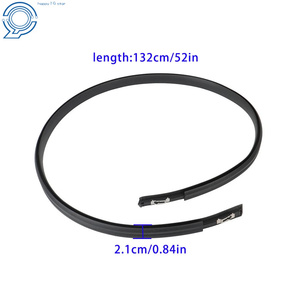 2X Black Roof Trim Molding Kit for Honda Civic (2012–2015)