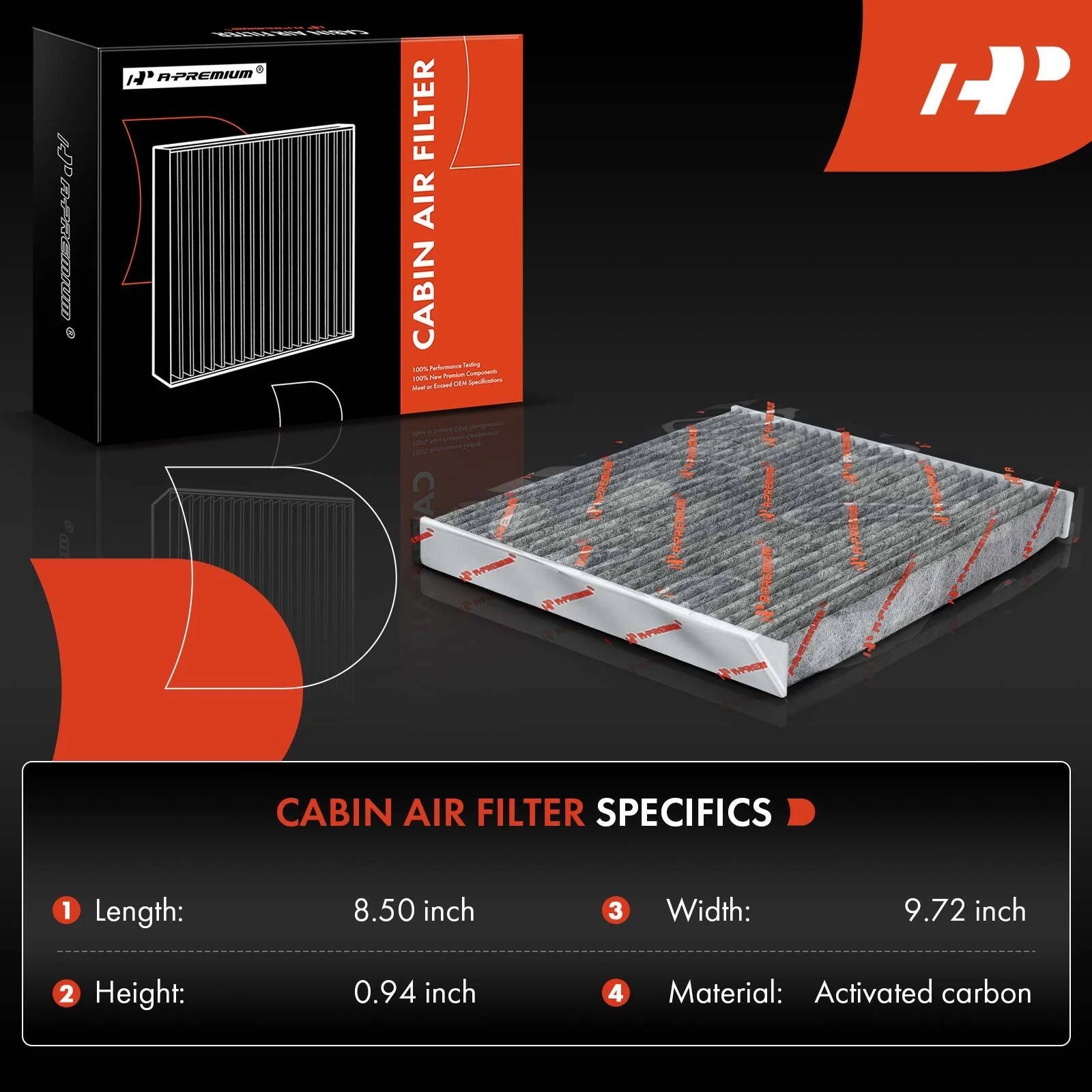 Activated Carbon Cabin Air Filter for Chevy Cobalt HHR Pontiac (2005–2010)