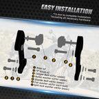 3.25" Riser Bracket Kit for Kawasaki KLR650 (2022–2024)