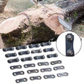 Set of 12 Chainsaw Chain Repair Kits 3/8 LP 0.050 Inch Quick Replacement