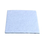 Set of 5 White Scouring Cloths for Vacuum Cleaner Protection Filter