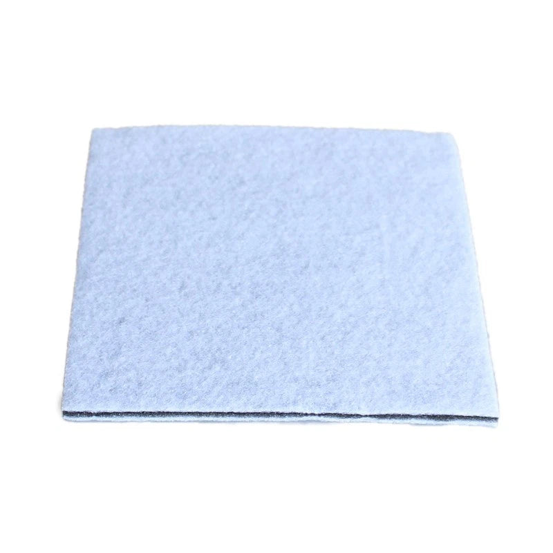 Set of 5 White Scouring Cloths for Vacuum Cleaner Protection Filter