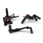 CNC Black Rearsets Footpegs for Suzuki GSXR1000 GSXR1000R (2017–2023)