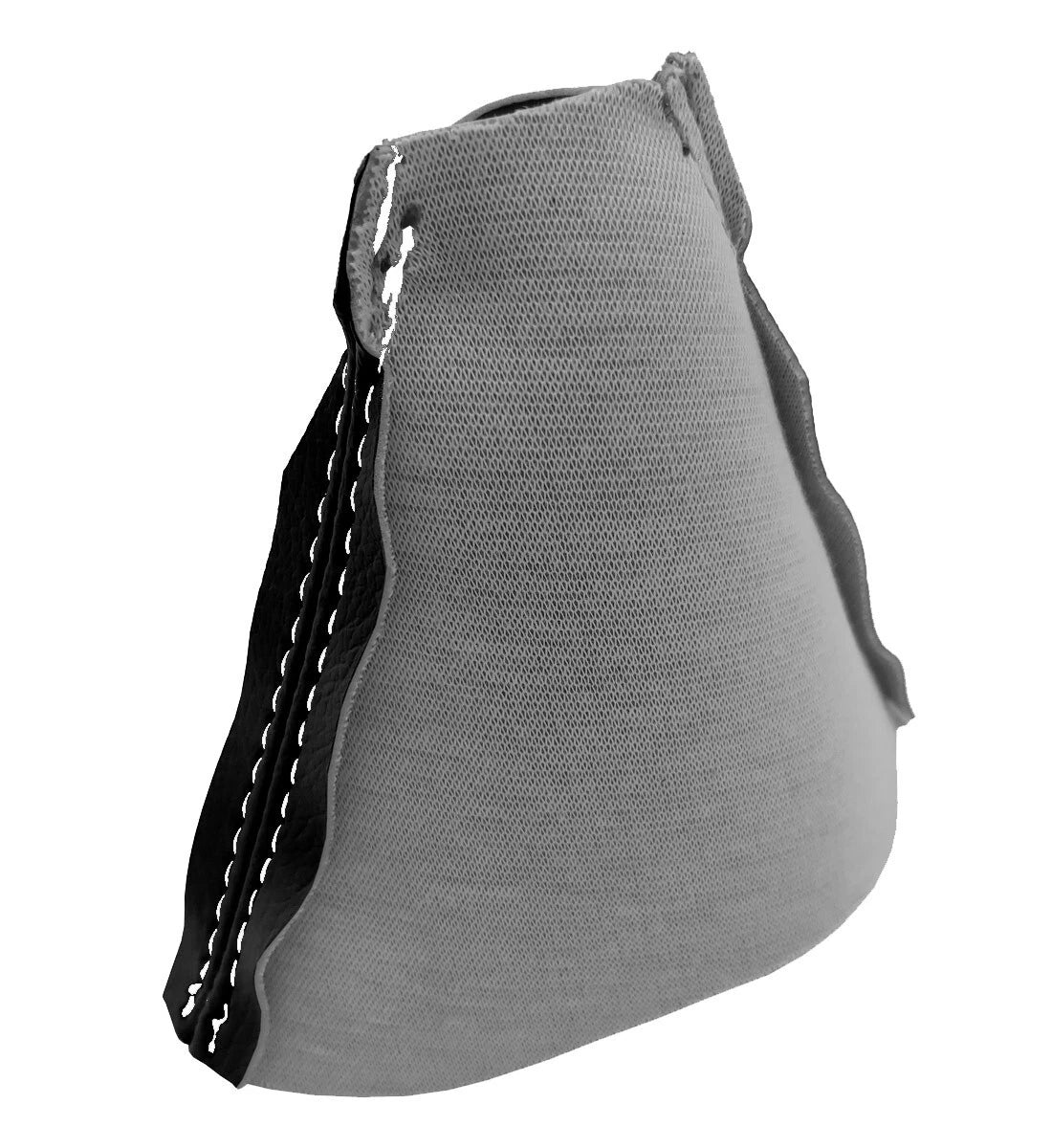 Leather Automatic Shift Boot Cover for Dodge Challenger (2015–2020) White Stitch