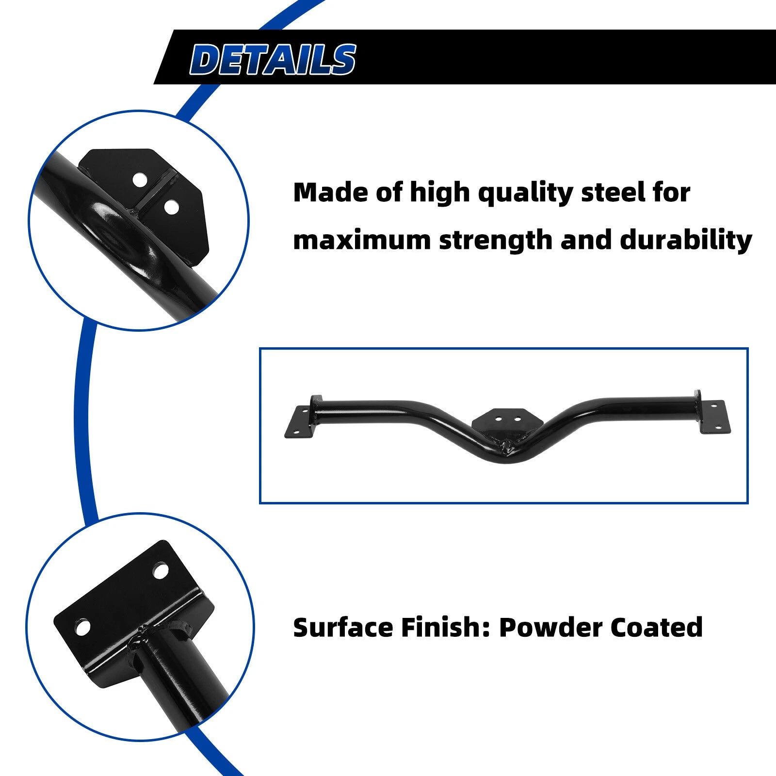 Set of Engine Transmission Mounts for Chevy 210/150 V8 Belair/Nomad (1955–1957)