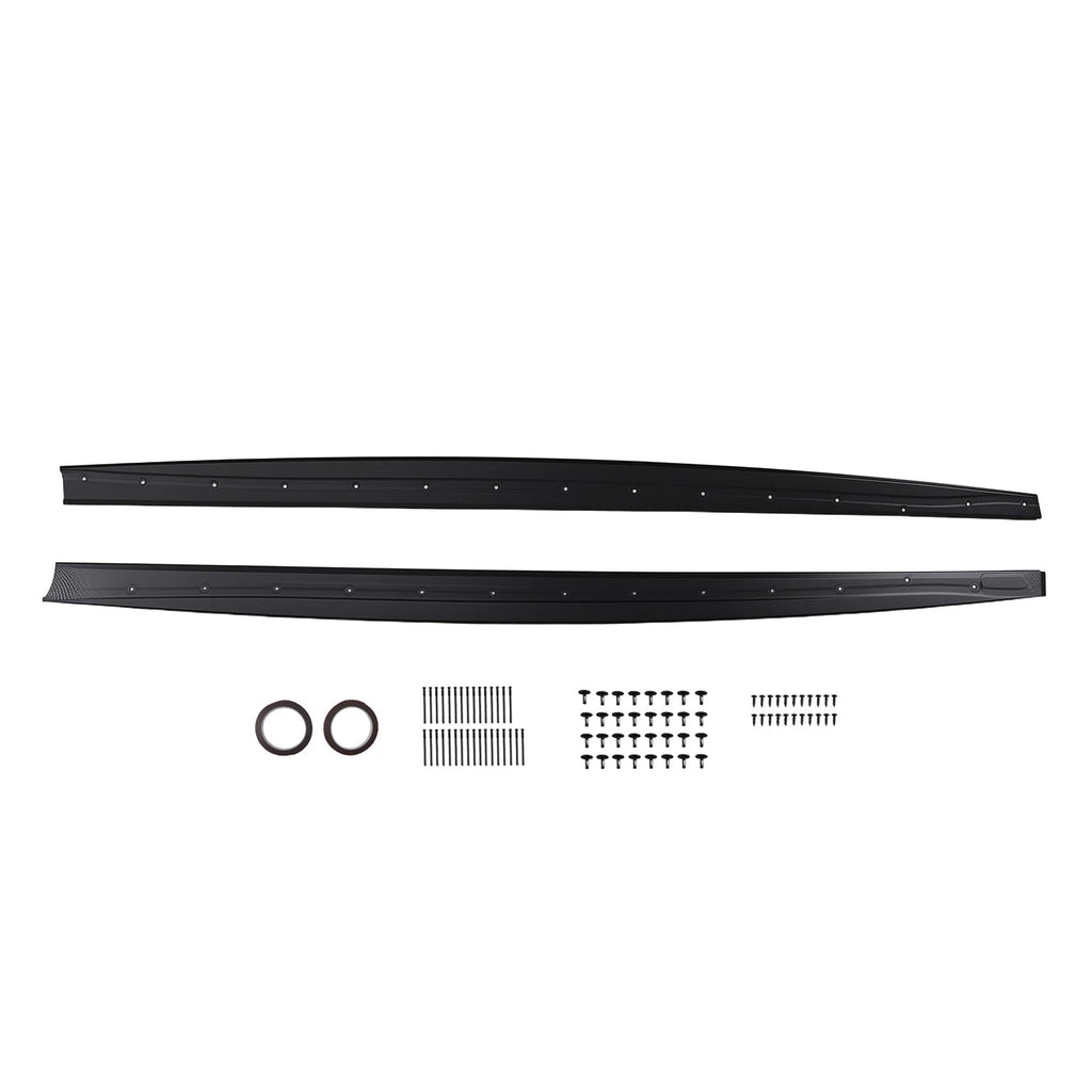 Set of 2 Extension Side Skirt Panels for BMW F32 F33 F36 4 Series (2014–2020) Carbon Look