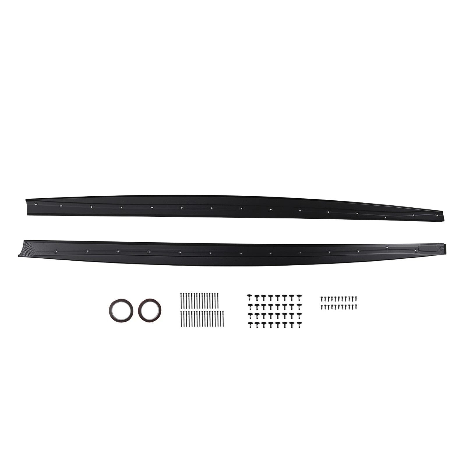 Set of 2 Extension Side Skirt Panels for BMW F32 F33 F36 4 Series (2014–2020) Carbon Look