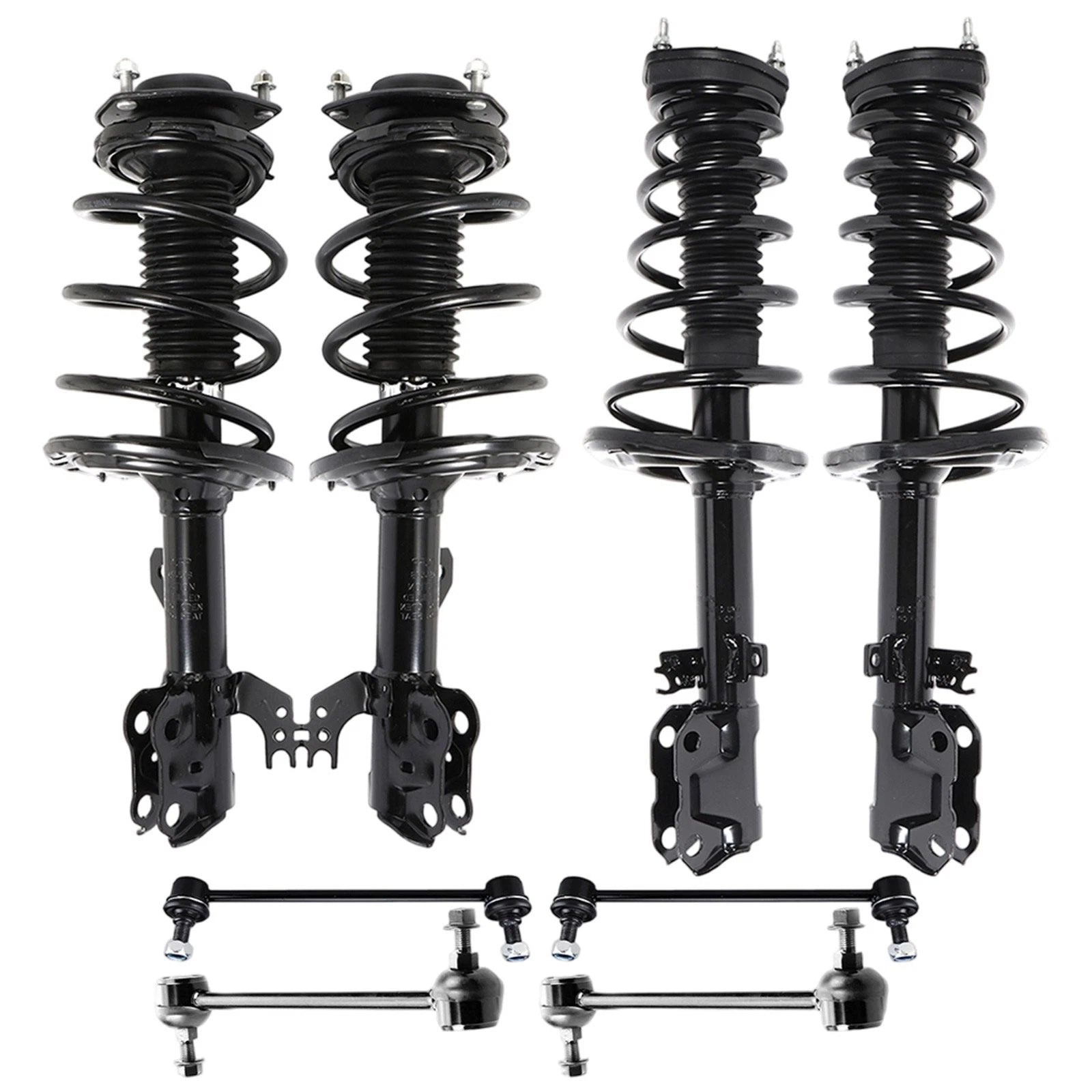 Set of 4 Struts and Springs for Toyota Camry (2012–2017) w/Sway Bars