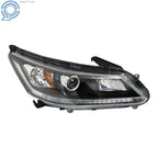 Headlight for Honda Accord Sedan (2013–2015) Black Right W/O DRL