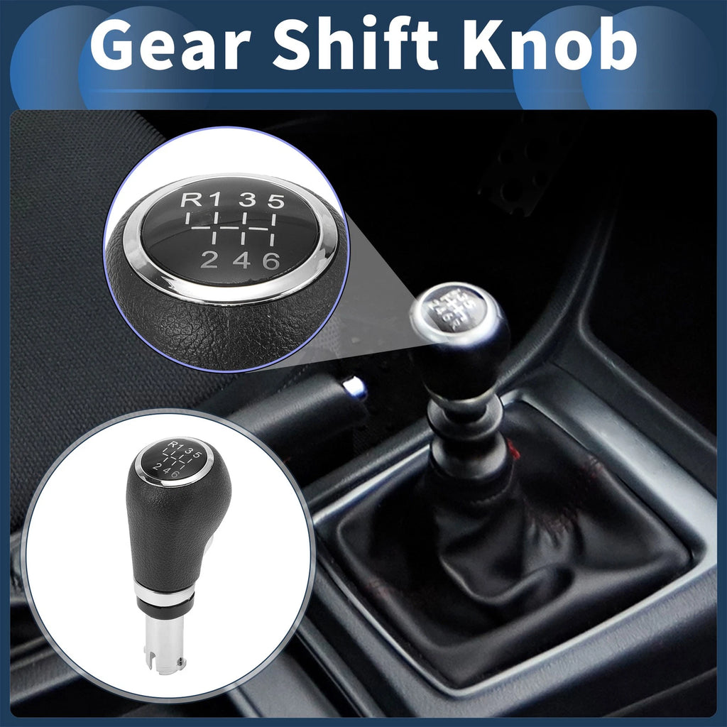 6 Speed Manual Gear Shift Knob for Chevrolet Trax (2013–2020) Plastic Faux Leather