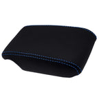 Console Armrest Cover for Lexus IS300 (2001–2005) Carbon Fiber Blue Stitch