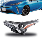 LED Headlight for Toyota Prius (2019-2022) Left Driver Side Black Housing