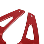 Pair Aluminum Alloy Red Shift Paddle for BMW F22 F23 F30 F31 F34