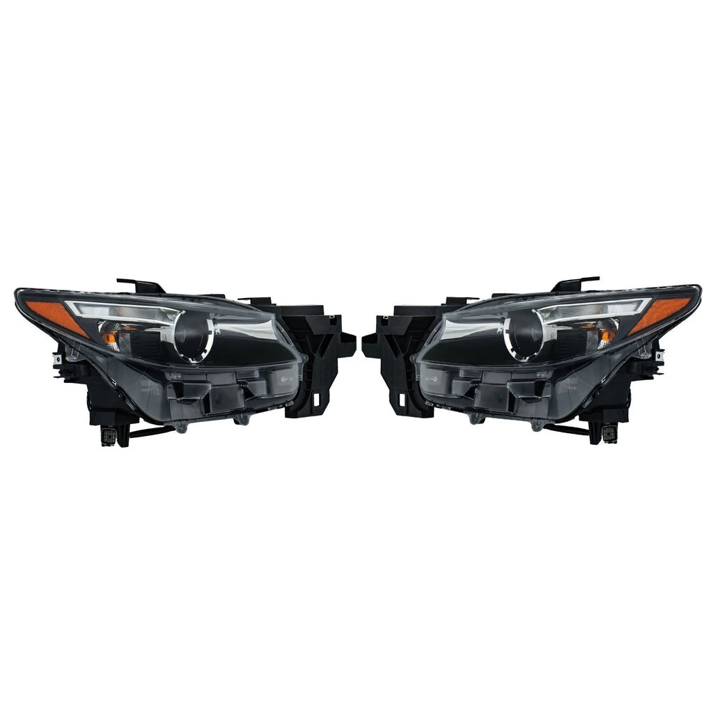Set of 2 Front Headlights for Mazda CX-9 (2016–2023) LED Halogen