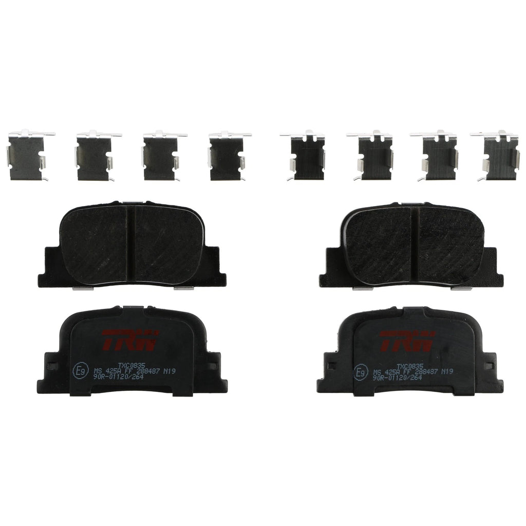 Set of 4 Disc Brake Pads for Scion tC (2005–2010)