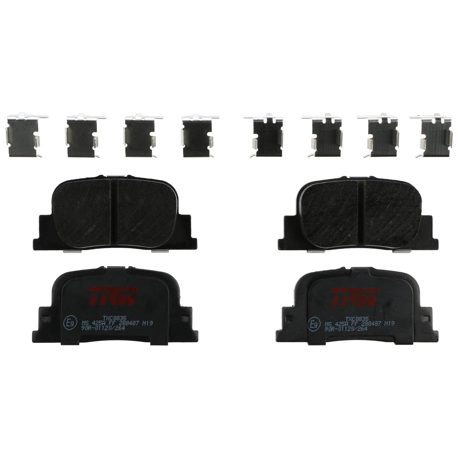 Set of 4 Disc Brake Pads for Scion tC (2005–2010)