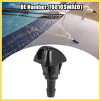 2pcs Windshield Wiper Washer Nozzle Spray Jet for Honda Civic (2006–2011) No. 76810SWAE01