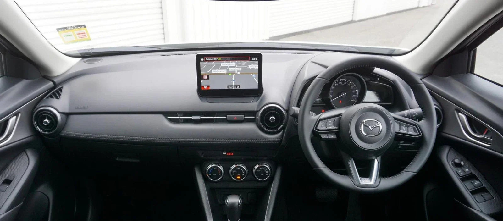 Non-Slip Dash Mat for Mazda CX-3 2015-2025 SUV Dashboard Cover Black