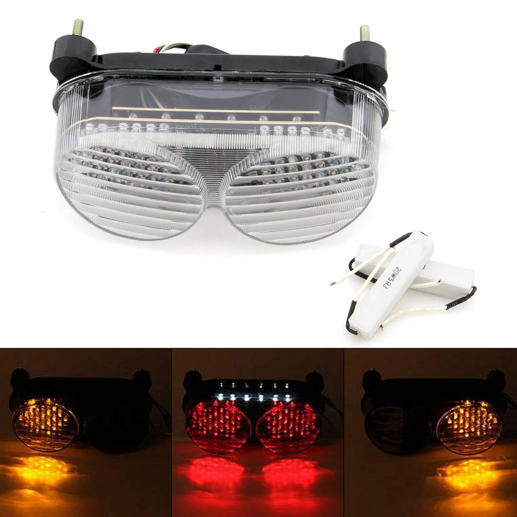 Integrated LED TailLight Turn Signals for Kawasaki ZX6R ZX9R ZX900 ZZR600 (1995–2009)