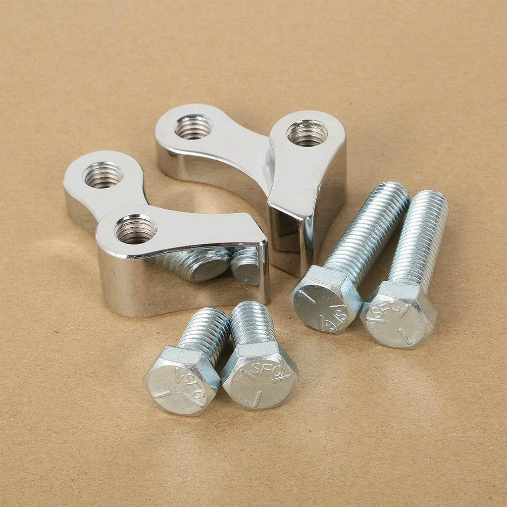 Chrome 1" Adjustable Lowering Kit for Harley Dyna Glide (1995–2005)