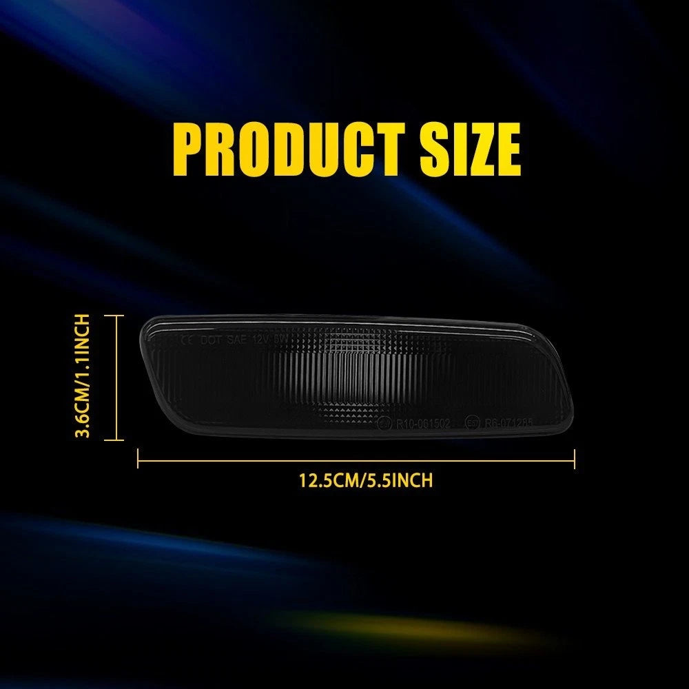 2X Smoked Lens Side Marker Light Housings for Lexus Toyota Prius Scion xA (2004–2009)