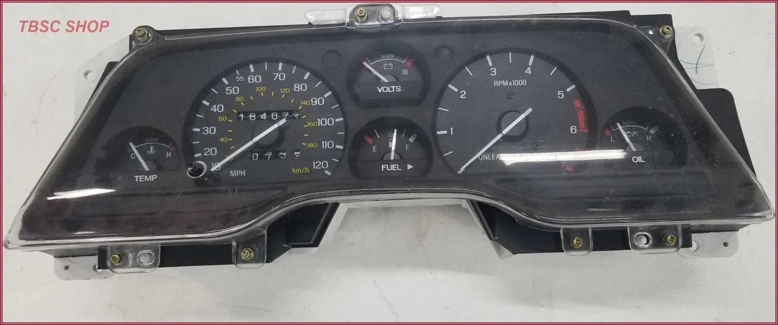 Instrument Gauge Cluster 120 MPH 164K for Ford Thunderbird Cougar (1994–1996)