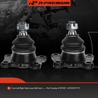 2x Front Lower Side Ball Joint for Toyota 4Runner (1986-1989)