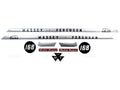 Bonnet Decal Set for Massey Ferguson 168