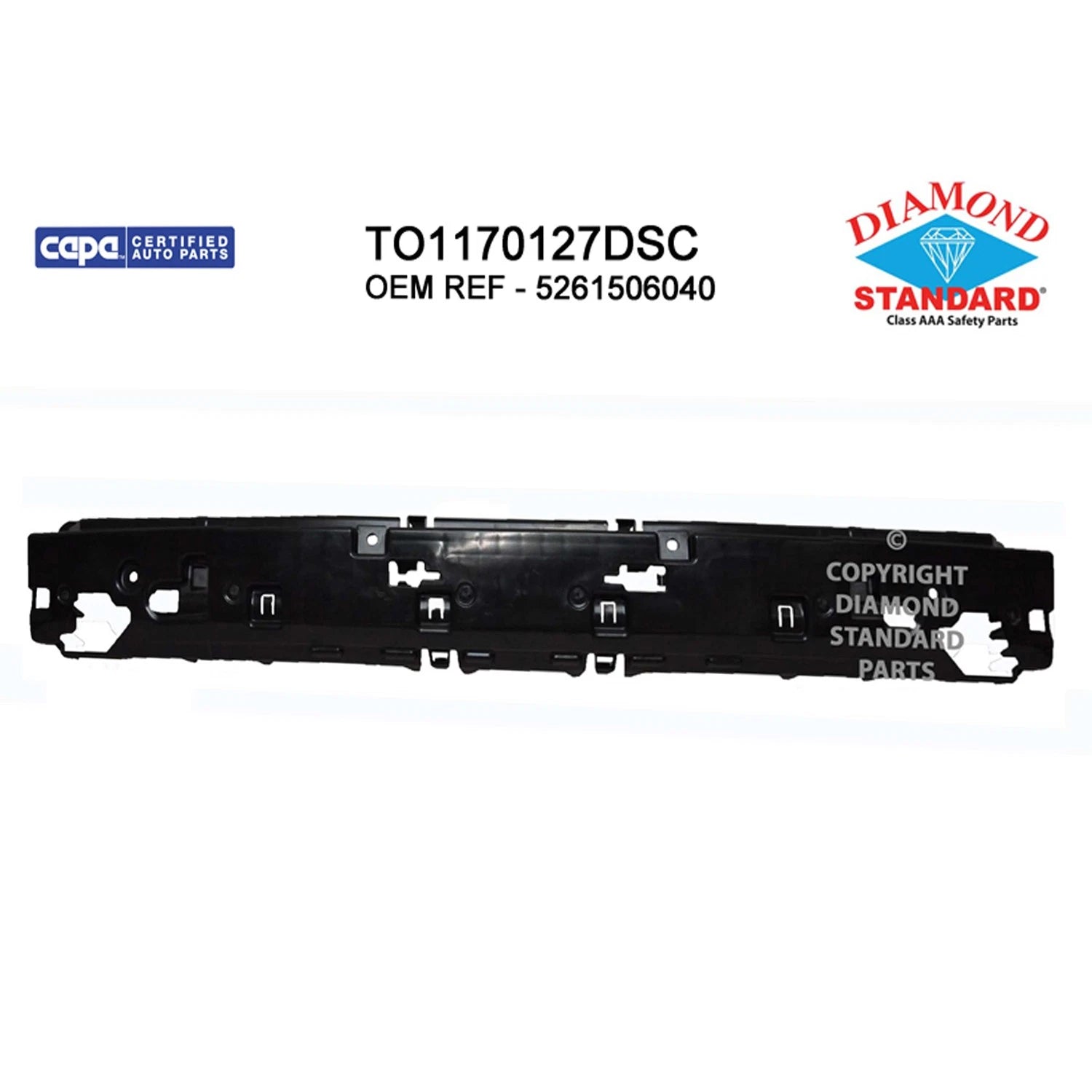 Replacement Rear Bumper Impact Absorber for Ford Ranger (2012–2018)