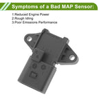 MAP Sensor 5WK969816 for Audi A4 (2002–2004) 3.2 FSI
