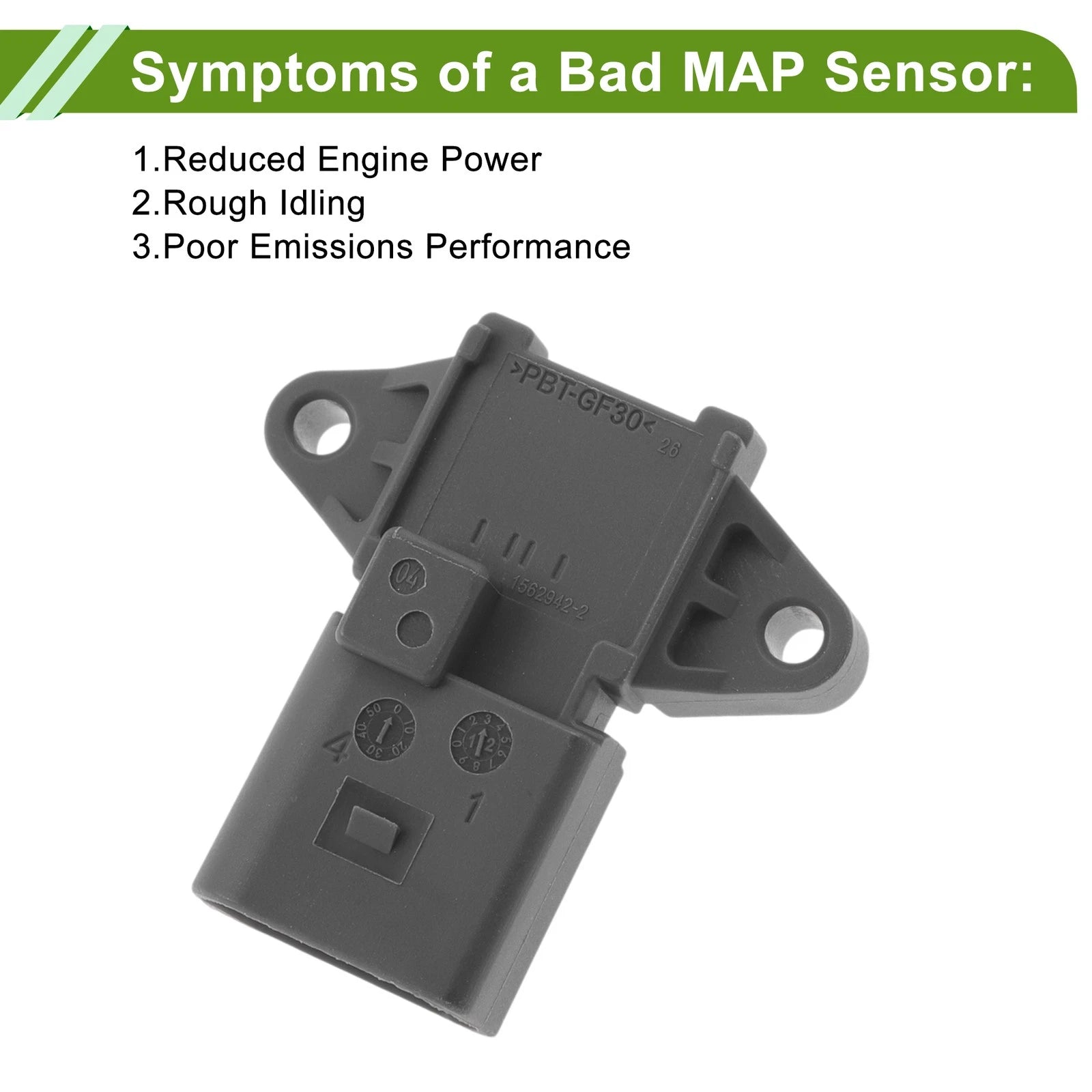 MAP Sensor 5WK969816 for Audi A4 (2002–2004) 3.2 FSI