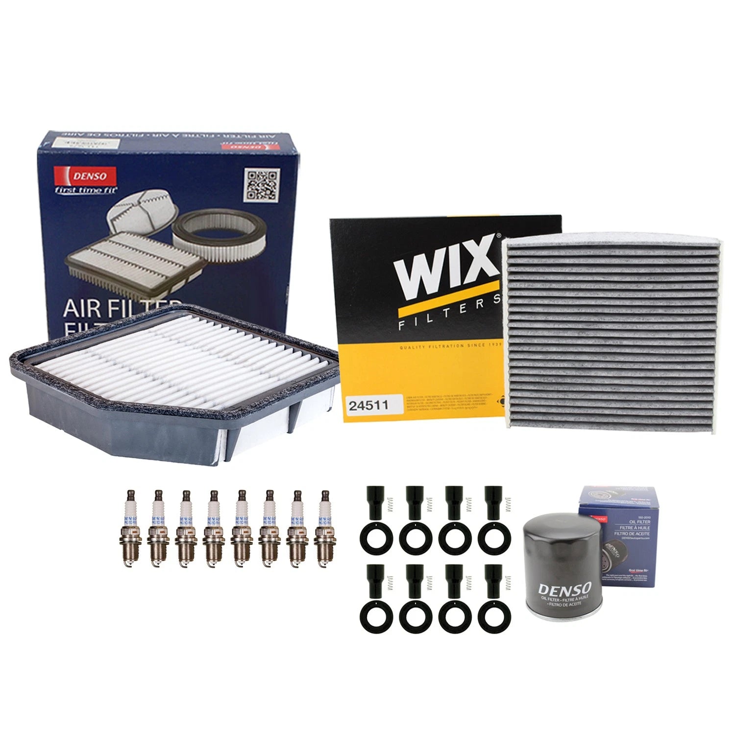 Tune Up Kit with NGK 8 Spark Plugs & Boots for Lexus GS430 (2001–2005)