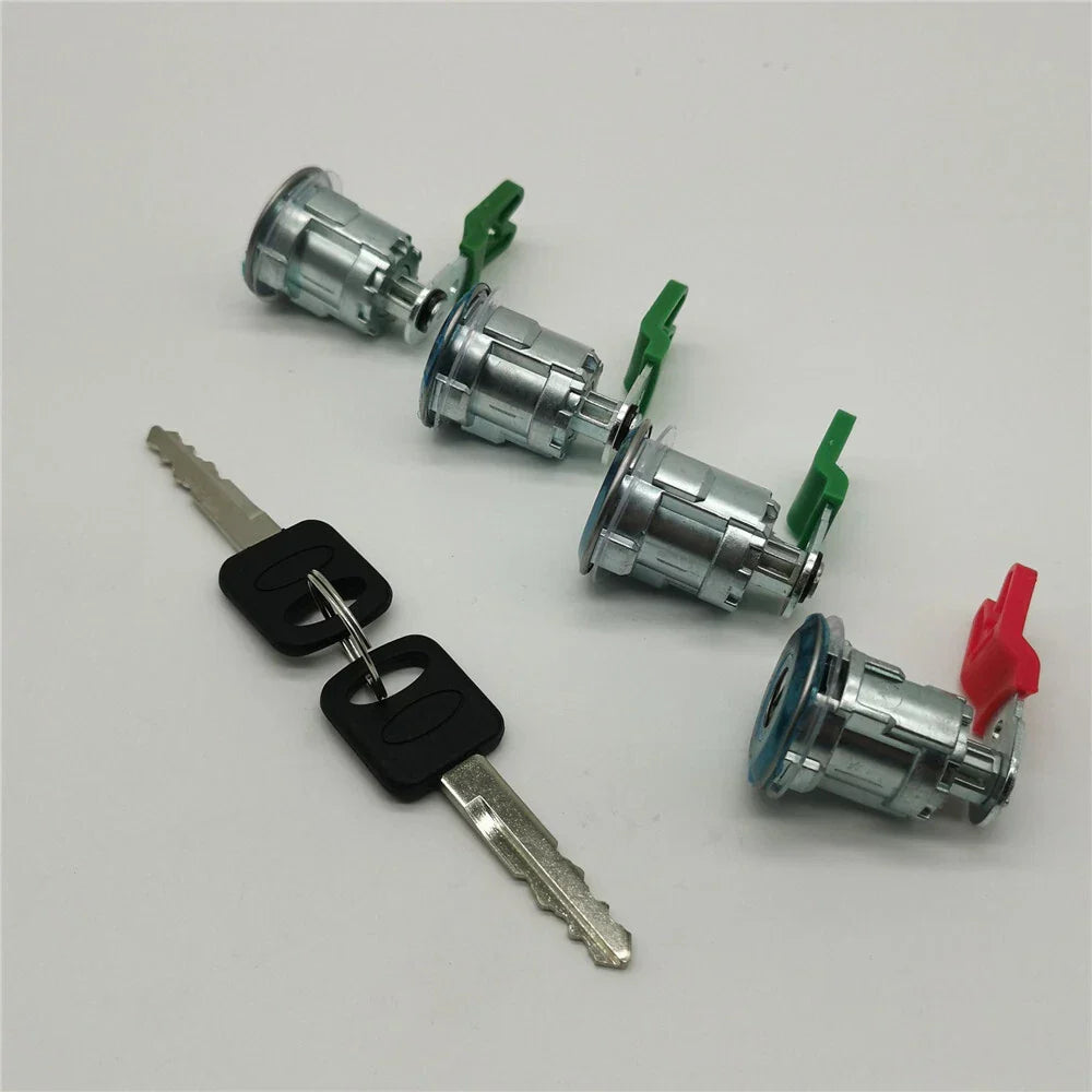 Ignition Cylinder & 4 Door Lock Set for Ford Econoline Van (1997-2020)