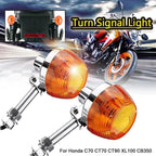 8mm Turn Signal Indicator Light for C70 CT70 CT90 XL100 CB350 (1970–1979)