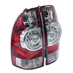 Set of 2 LED Chrome Tail Lights for Toyota Tacoma (2005–2015)