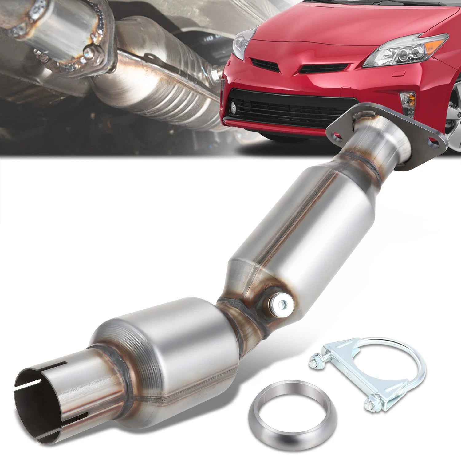 Front Pipe Catalytic Converter for Toyota Prius 1.8L (2010–2015)