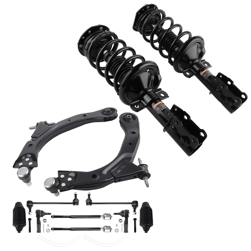Set 12 Front Strut Control Arms Sway Bar For Chevy Cobalt HHR Pontiac G5 Pursuit