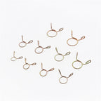 100 Pieces Double Wire Spring Hose Clamps for Universal Applications
