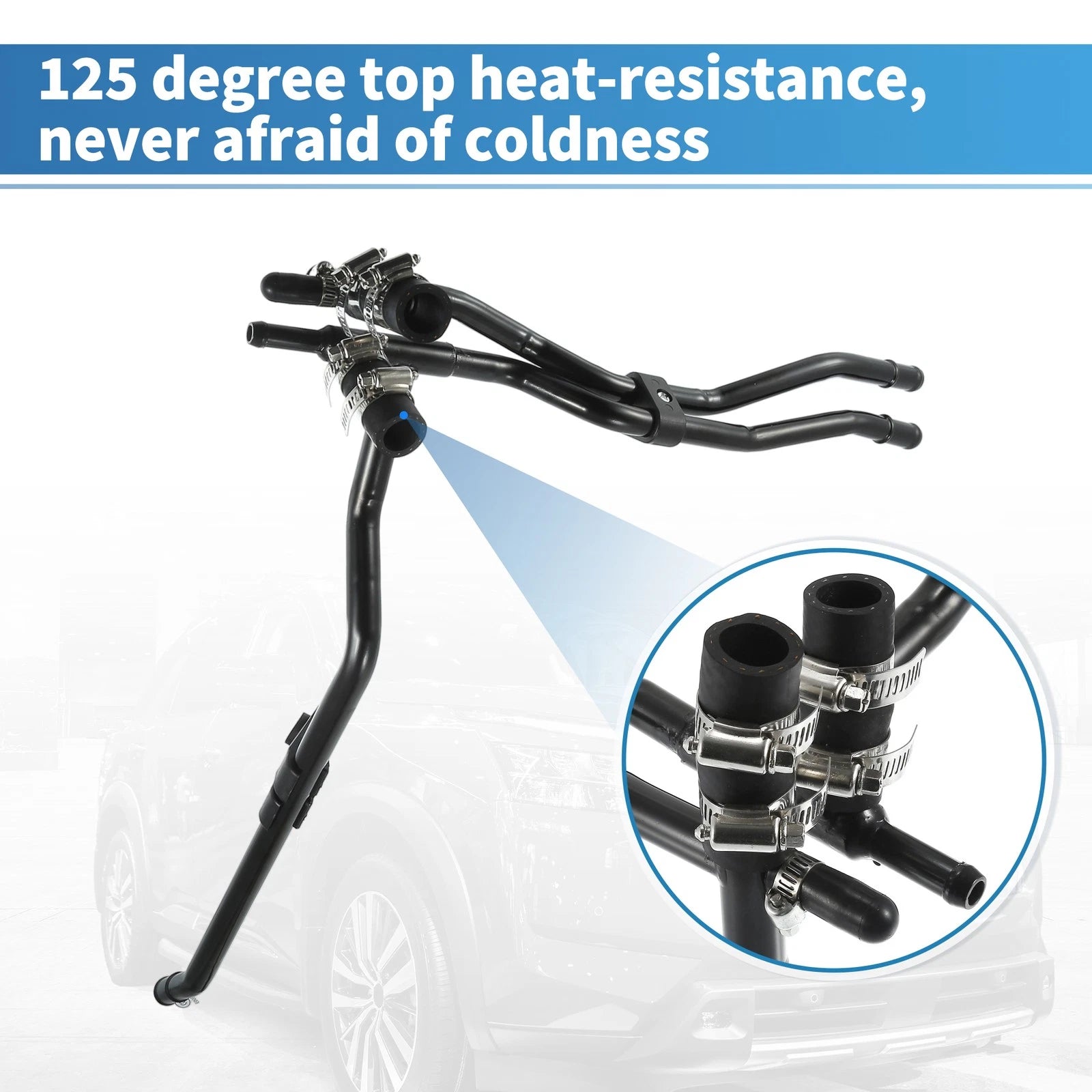 Set of 1 Radiator Expansion Tank Hose for Nissan Pathfinder (No. 92408ZL90B)