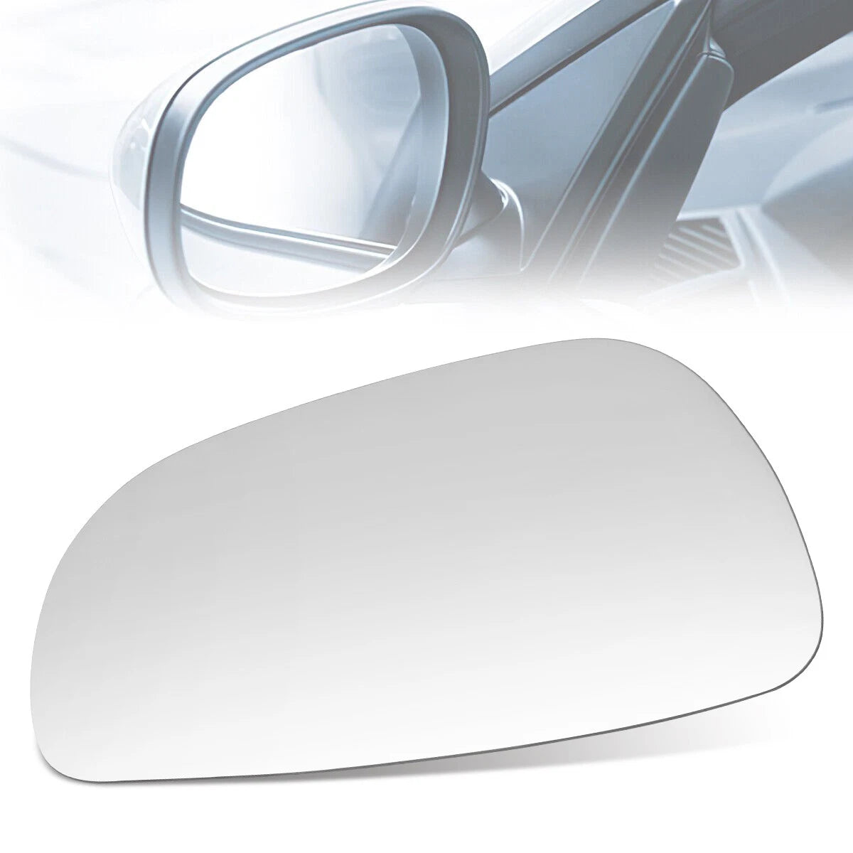 Driver Side Rear View Door Mirror Glass for Mazda MX-3 (1992–1995)