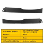 Set of 2 Front Bumper Grille Headlight Filler Trim for Toyota 4Runner (2006–2009)