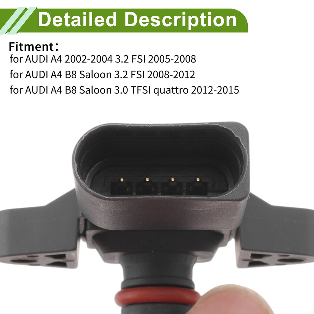 MAP Sensor 5WK969816 for Audi A4 (2002–2004) 3.2 FSI