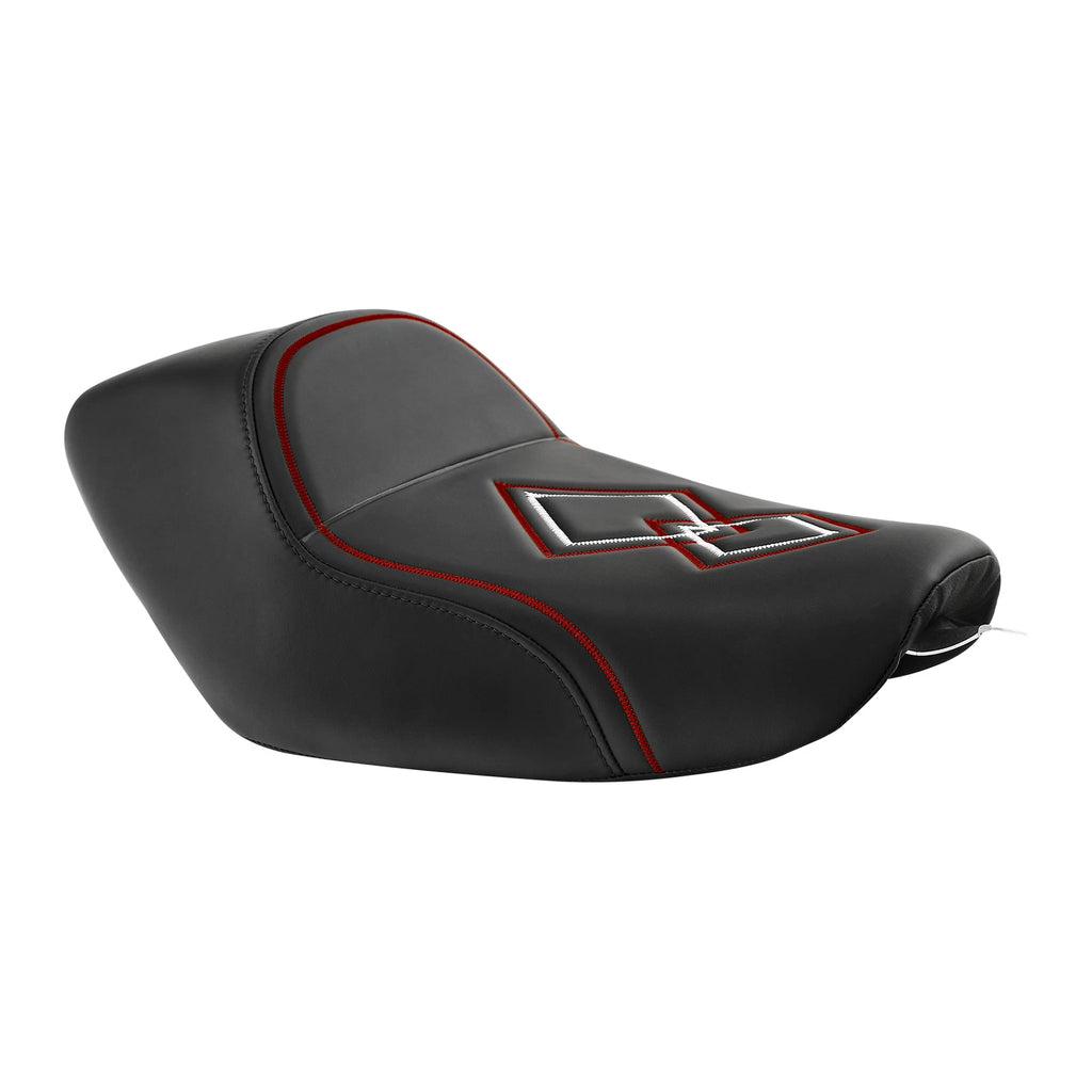 Black Solo Seat for Harley Sportster XL 883 XL1200 (2010–2022)