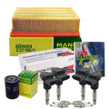 Set of 4 Platinum TT Spark Plugs for Audi (Hitachi, Denso)
