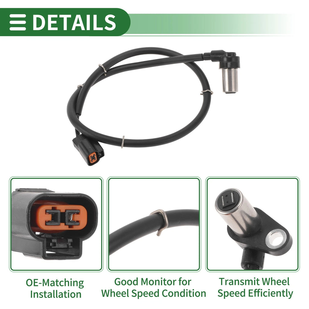 ABS Wheel Speed Sensor No.MR307038 for Mitsubishi Montero (1998–2004)