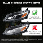 Halogen Headlight Assembly for Chevy Malibu (2019–2025) Left Driver Side