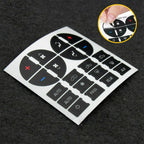 AC Dash Button Repair Kit Decal Stickers for Chevy GMC Tahoe